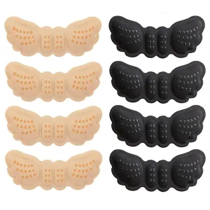 4 Pairs Heel Cushion Inserts Comfortable Liners Comfort Insoles Heel Pads Self-Adhesive Foot Care for Loose Shoes Anti Blister Protector for Women Men