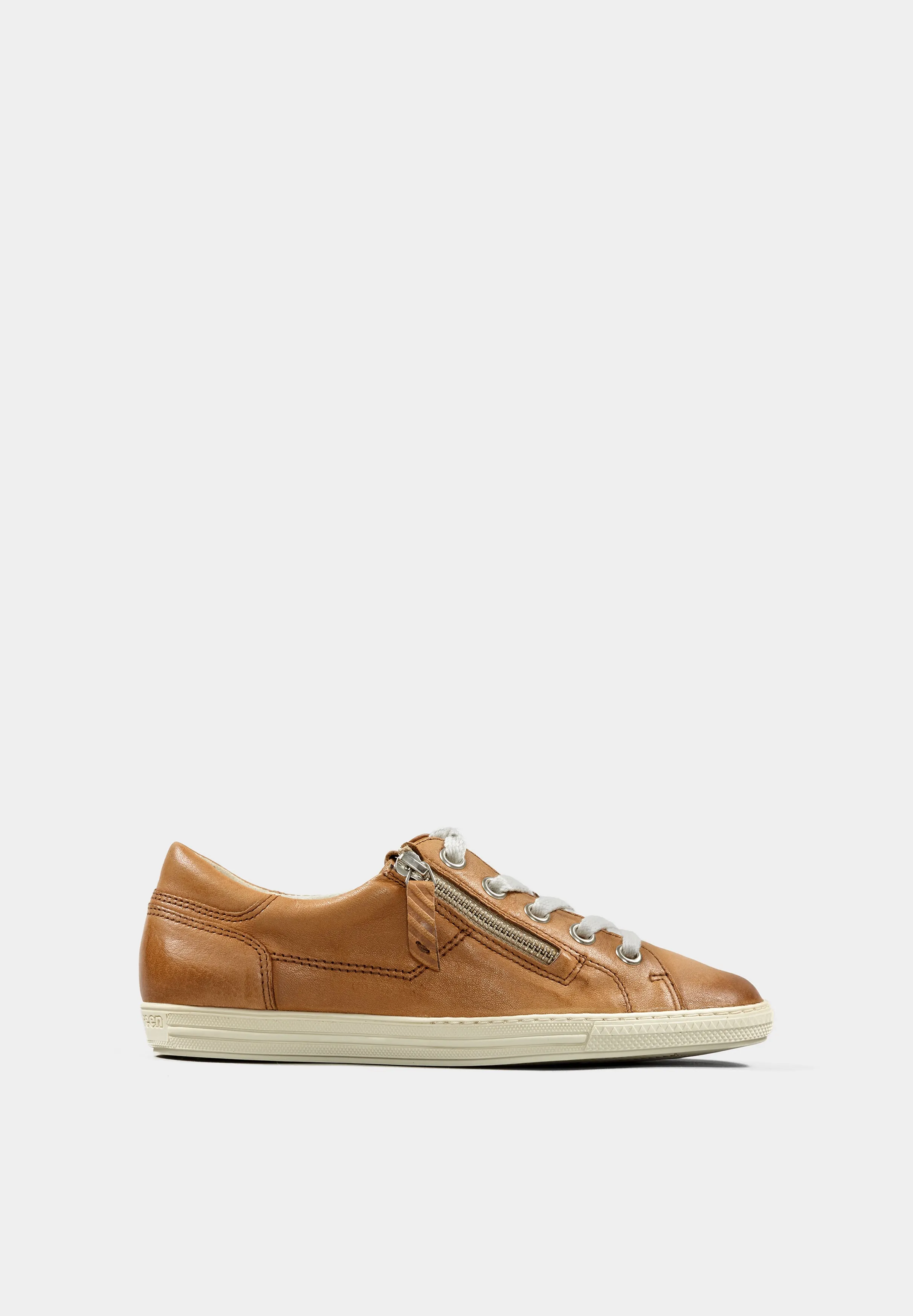 4940 Tan Washed Kid Leather Trainers