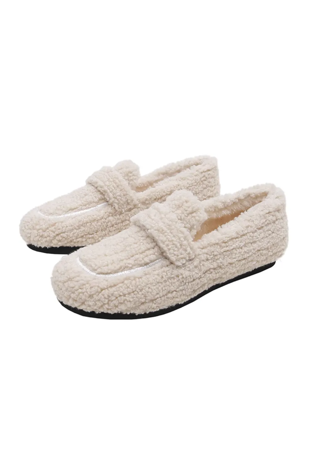 'Abigail' Wool Plush Shoes (3 Colors)