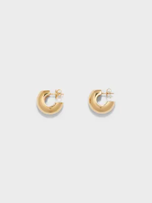 Alma Small 18kt Gold-Plated Earrings
