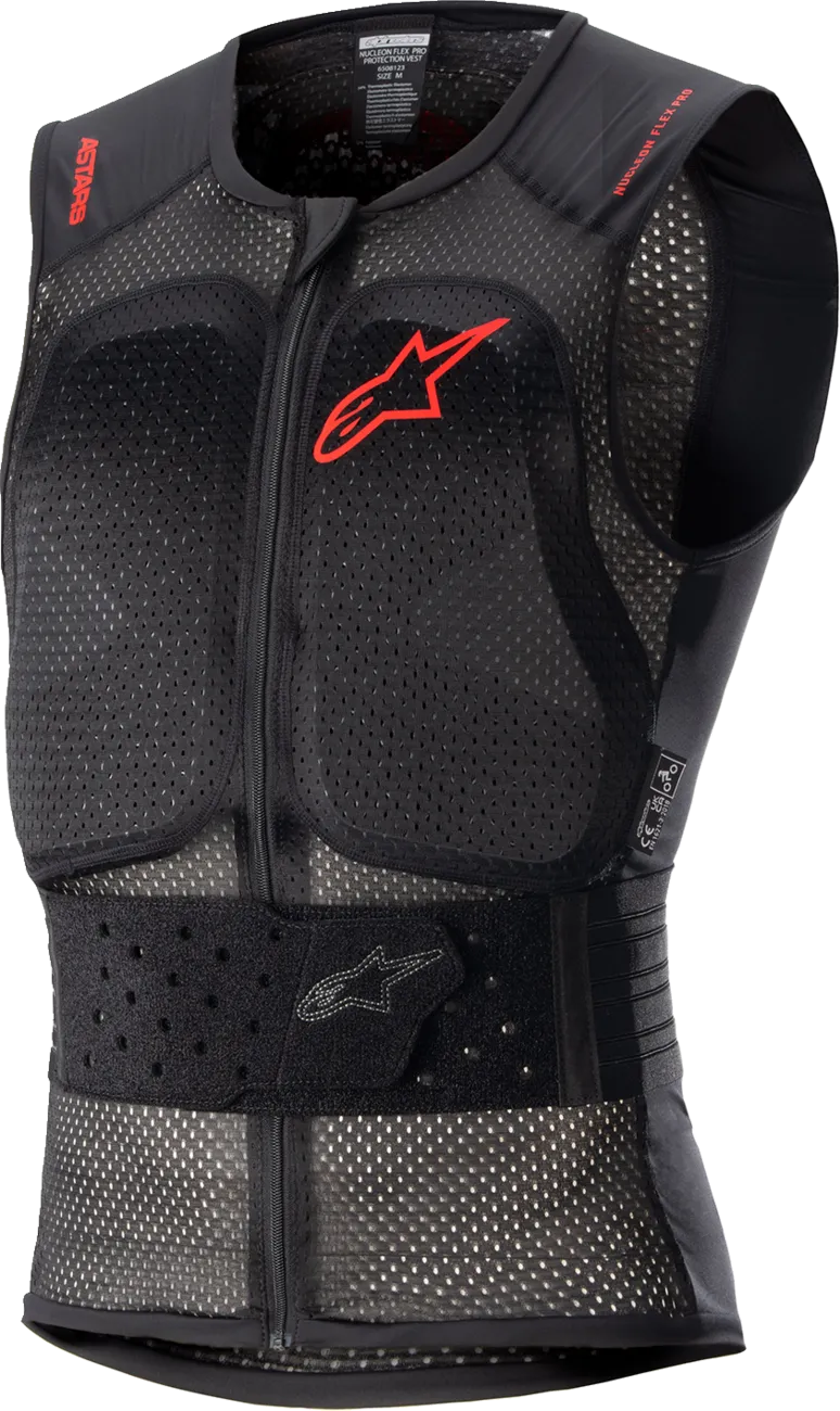 ALPINESTARS Nucleon Flex Pro Protection Vest - Black/Red - Small 6508123-009-S