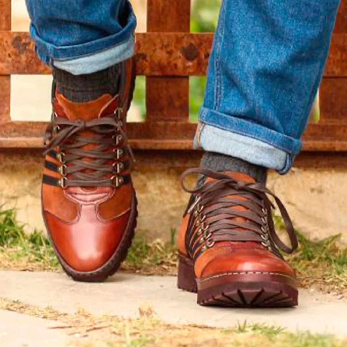 Ambrogio Men's Shoes Brown & Black Suede / Calf-Skin Leather Casual Sneakers (AMBS2042-RTW)