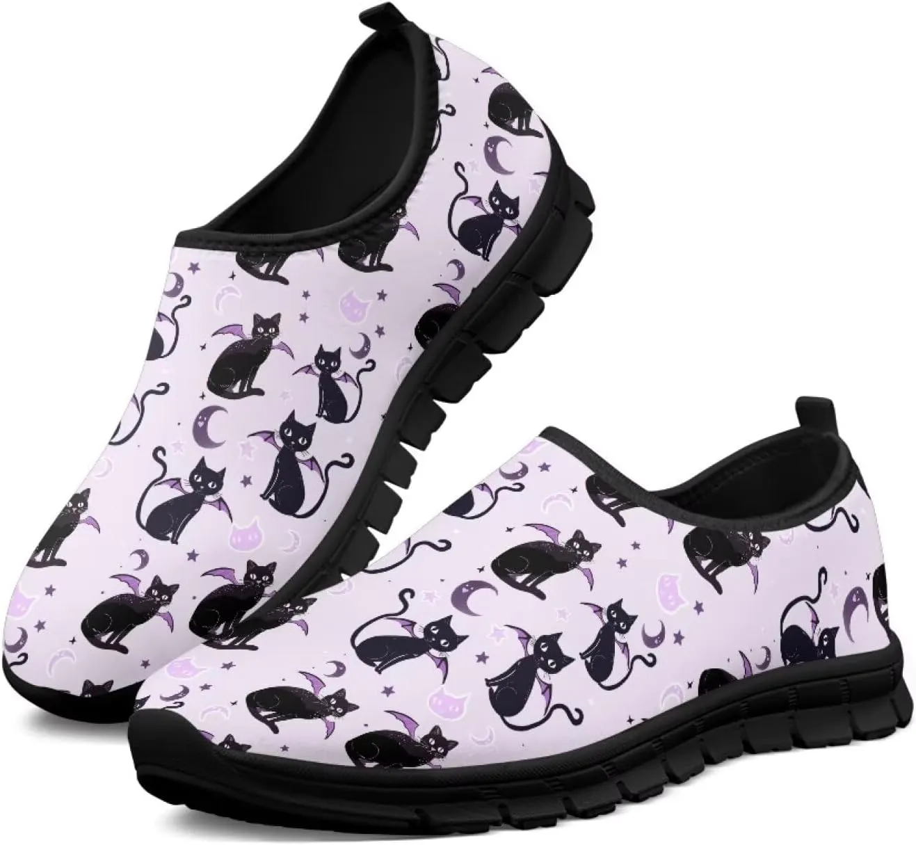Animal Sneakers for Women Low-Top Cozy Casual Hands Free Non-Slip Sneakers Slip On Lightweight Walking Shoes for Teen Girls US 5.5-11.5