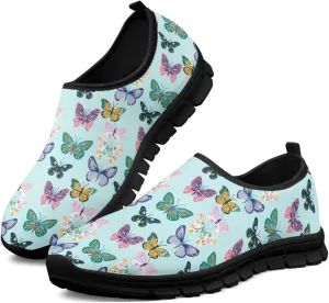 Animals Sneakers for Women Casual Low Top Cozy Slip On Sneakers Non-Slip Lightweight Athletic Walking Shoes for Teen Girls US 5.5-11.5