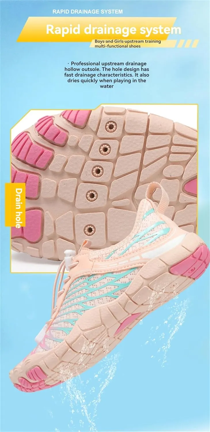 Barefoot Shoes Kids Boys & Girls Water Hiking Quick Dry Shoes Lightweight Swim Beach Sneakers Sports Athletic Shoes