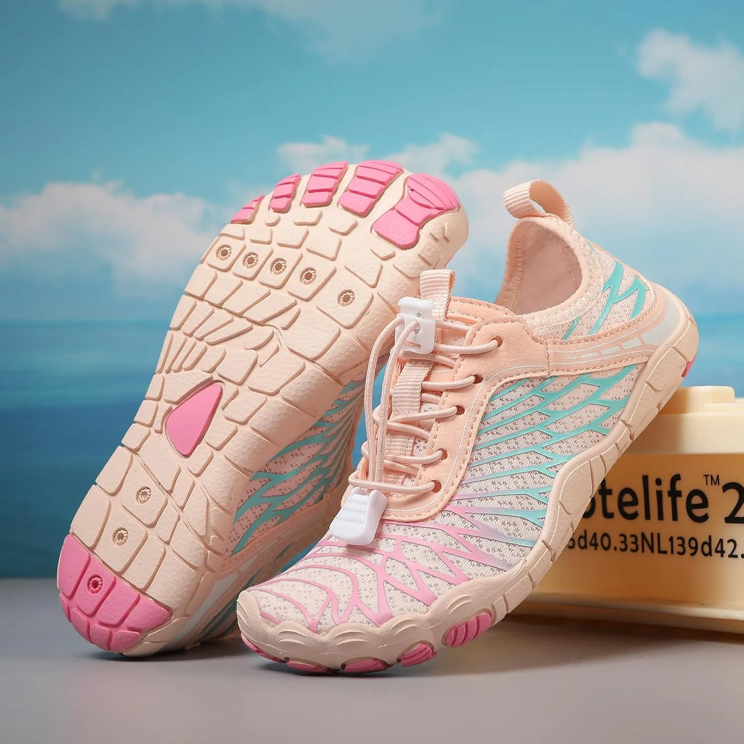 Barefoot Shoes Kids Boys & Girls Water Hiking Quick Dry Shoes Lightweight Swim Beach Sneakers Sports Athletic Shoes