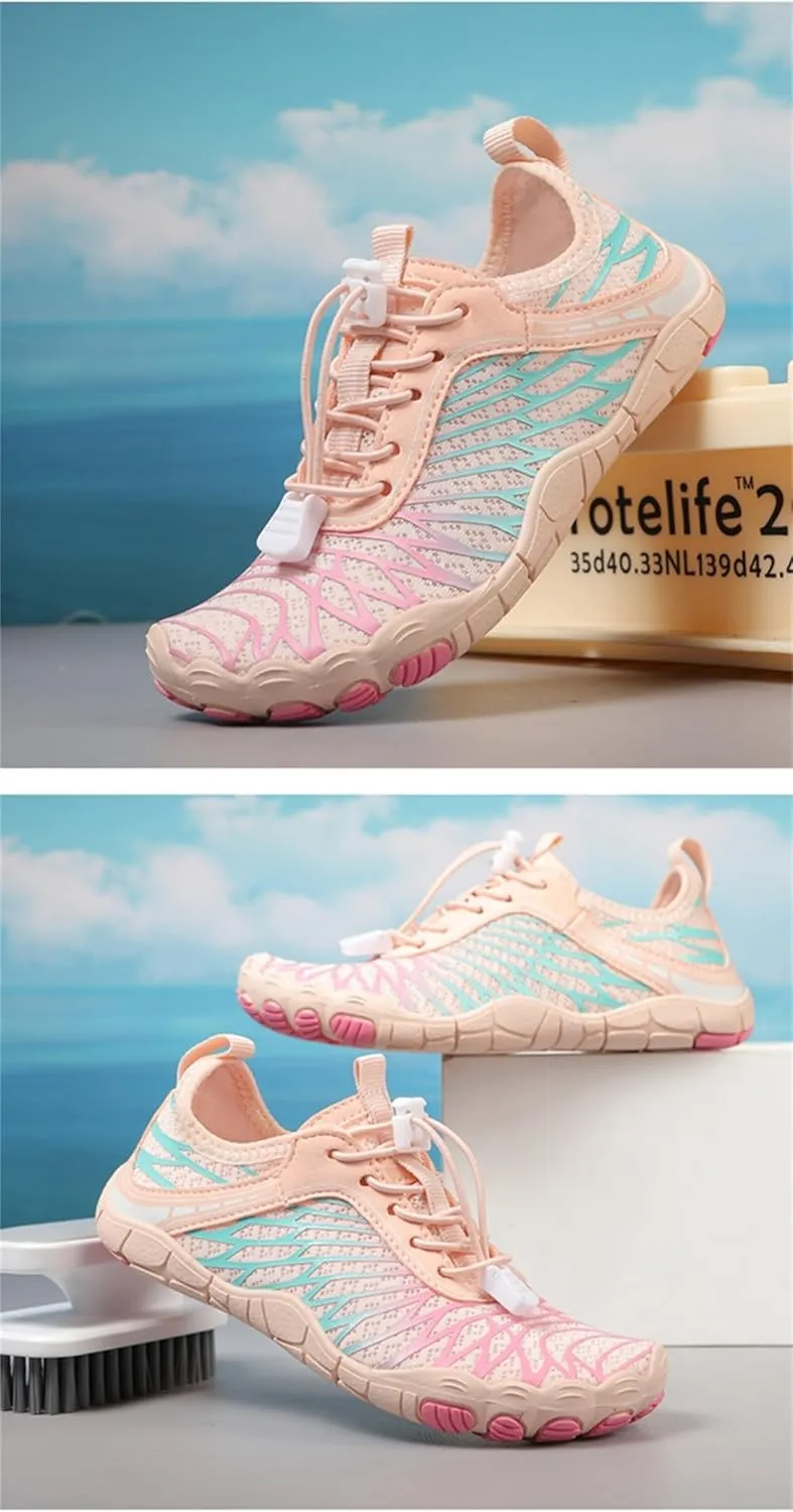 Barefoot Shoes Kids Boys & Girls Water Hiking Quick Dry Shoes Lightweight Swim Beach Sneakers Sports Athletic Shoes