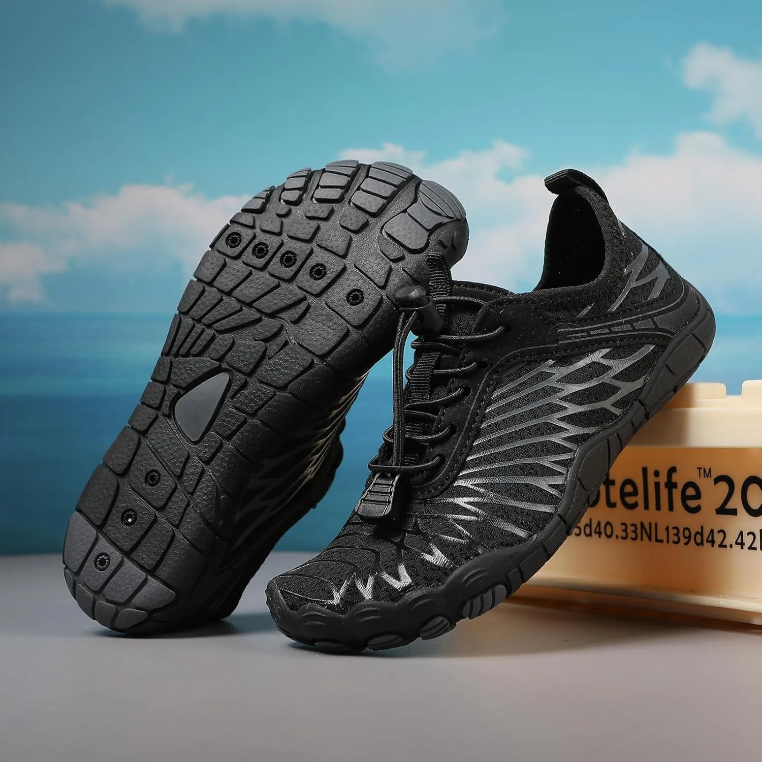 Barefoot Shoes Kids Boys & Girls Water Hiking Quick Dry Shoes Lightweight Swim Beach Sneakers Sports Athletic Shoes