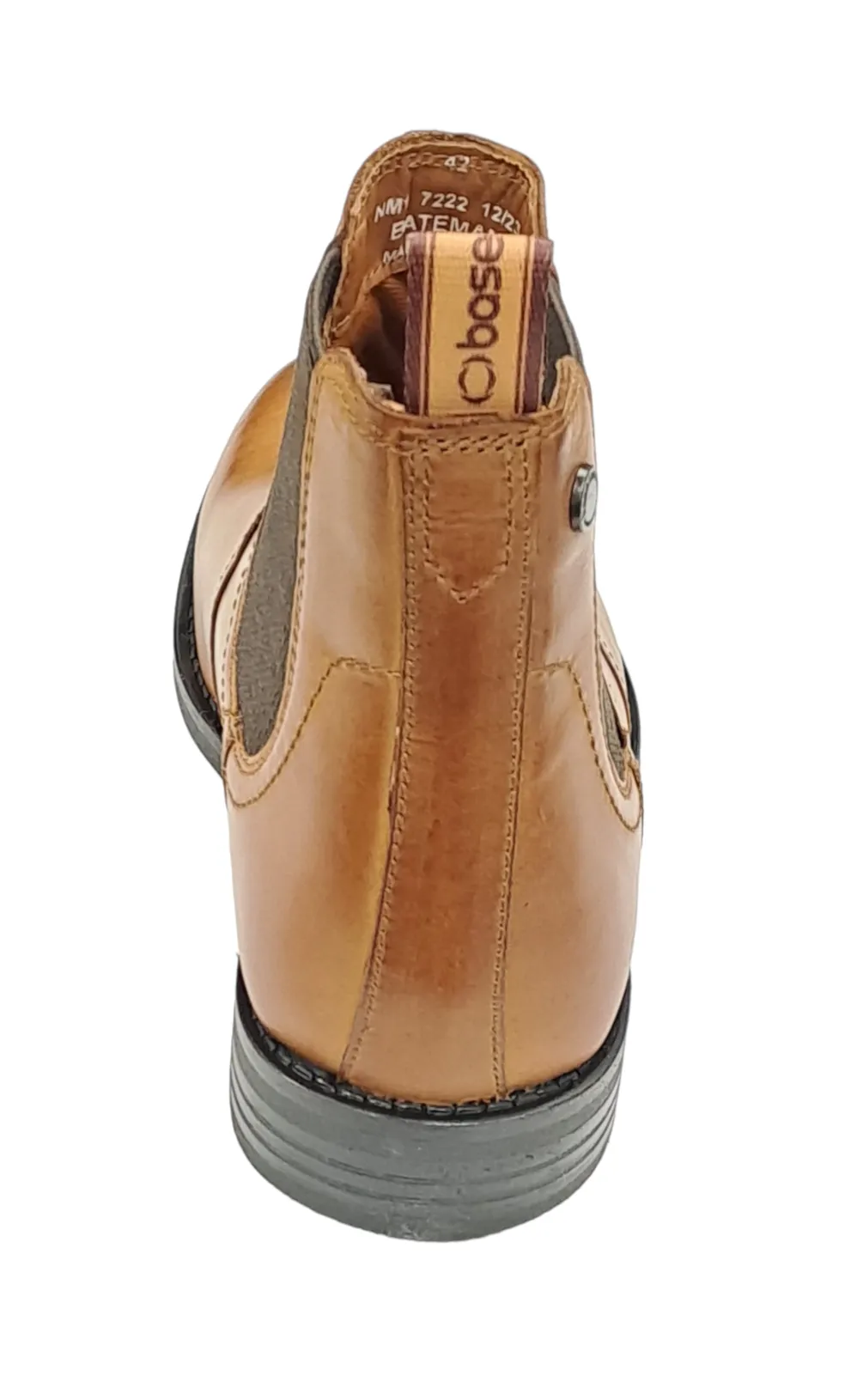 Base London Bateman Leather Pull Up Chelsea Boot - Tan