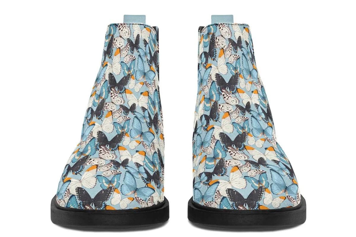 Beautiful Butterfly Pattern Neat Vibe Boots