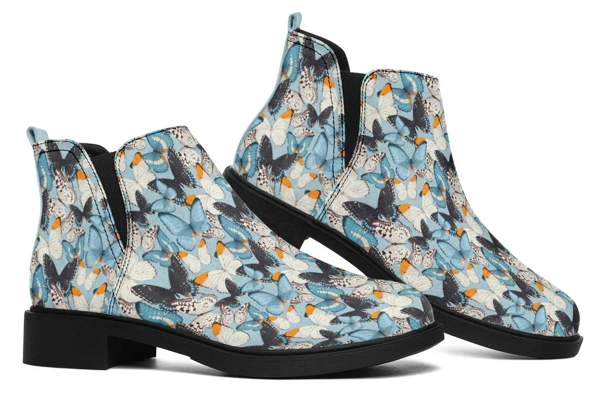 Beautiful Butterfly Pattern Neat Vibe Boots
