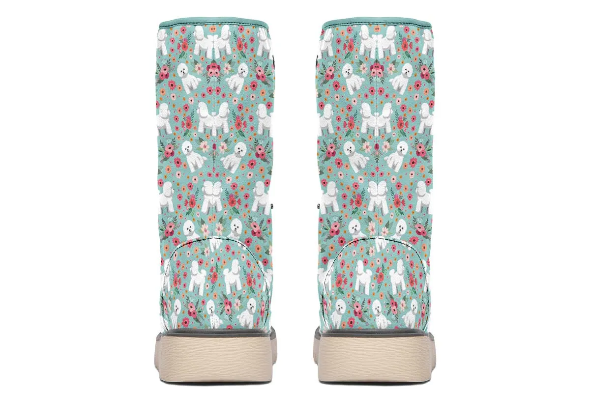 Bichon Frise Flower Polar Vibe Boots