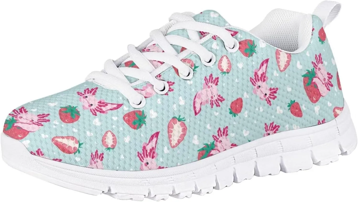 Biyejit Boys Girls Casual Shoes Kids Tennis Running Sports Lace Up Athletic Sneakers