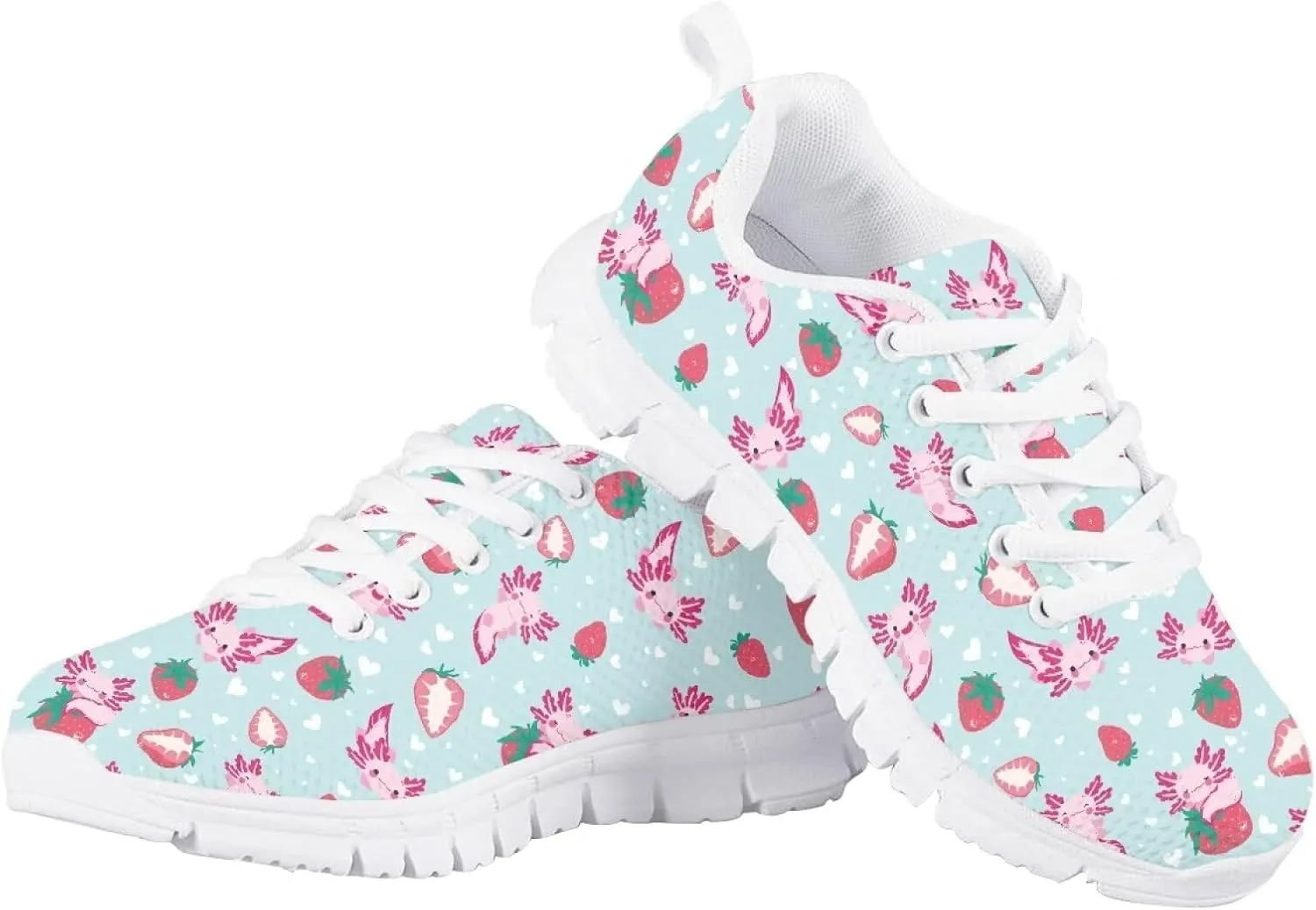 Biyejit Boys Girls Casual Shoes Kids Tennis Running Sports Lace Up Athletic Sneakers