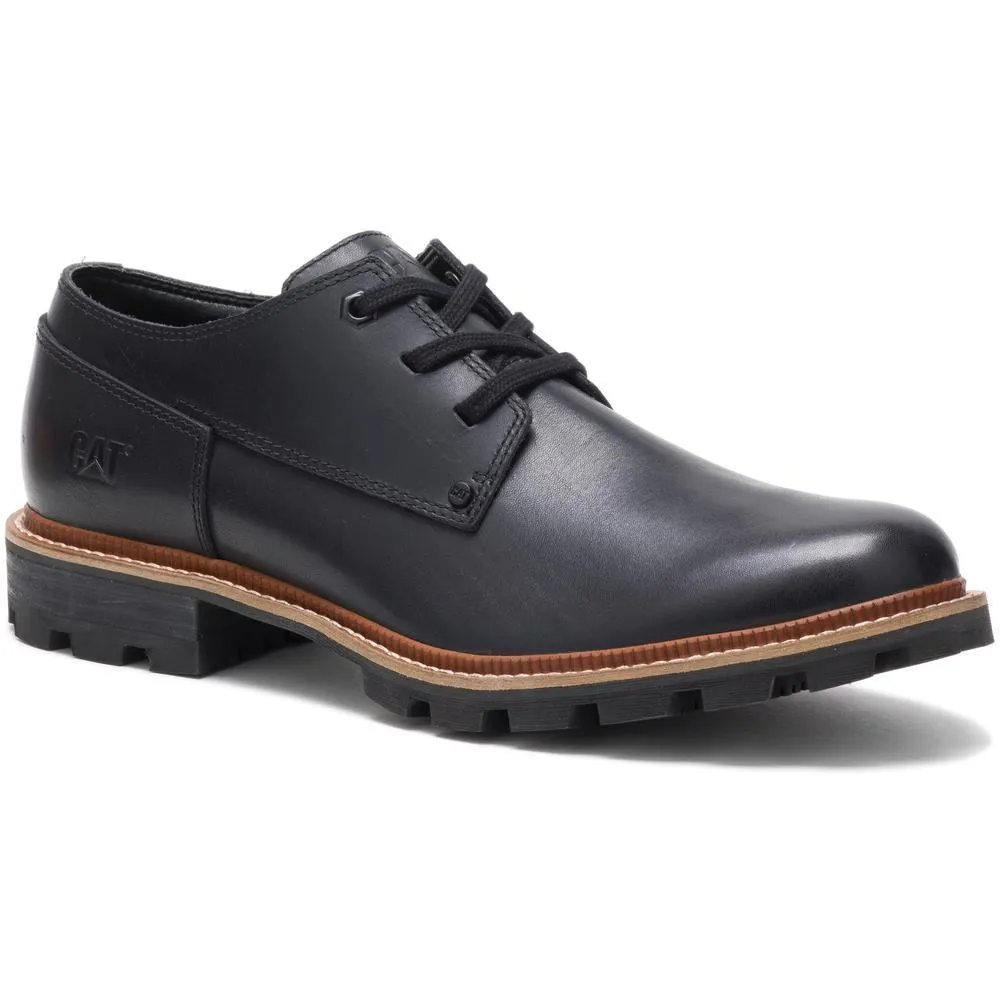 CAT Mens Wide Fit Water Proof Sleek Full Grain Robust Leather Shoes (51st Street)