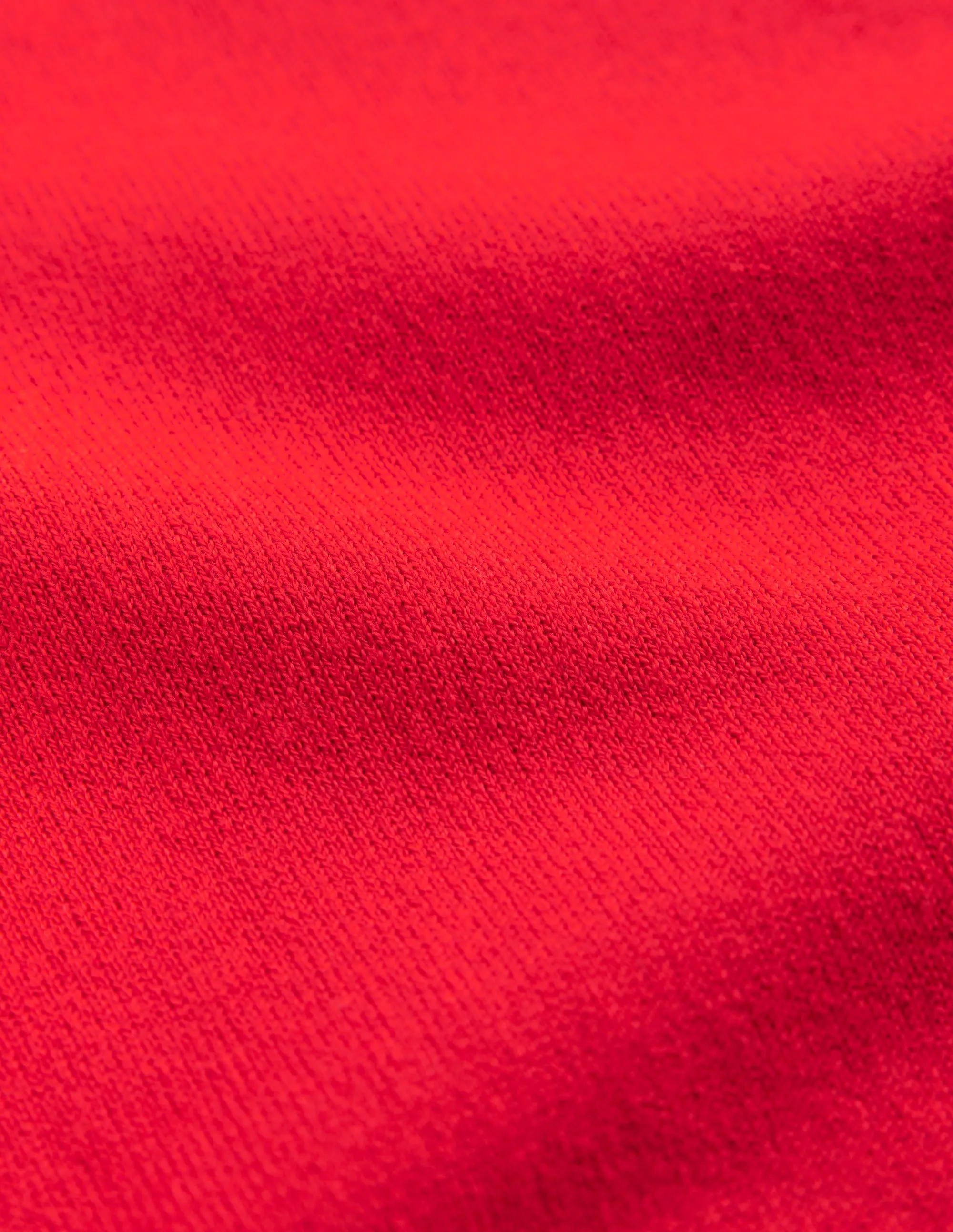 Catriona Cotton Crew Jumper-Flamenco Red