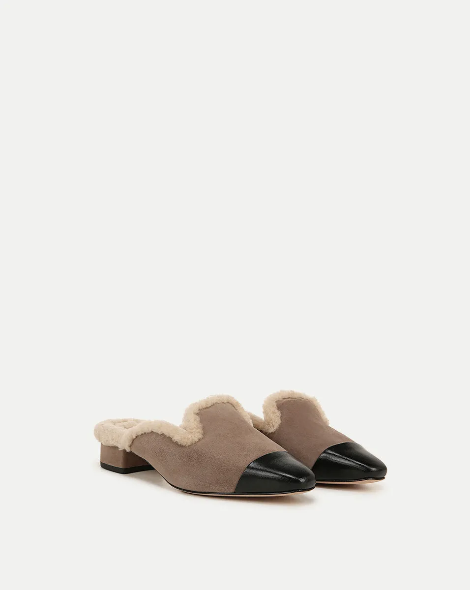 Cecile Shearling Mule