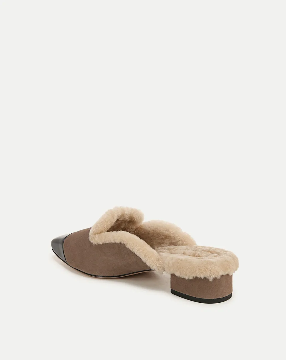 Cecile Shearling Mule