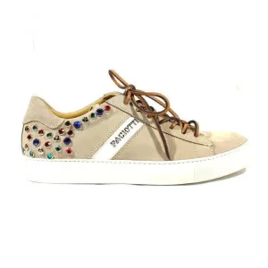 Cesare Paciotti Luxury Italian Men's Designer Shoes Cam Sasson Calf Bianco Leather Sneakers (CPM2431)
