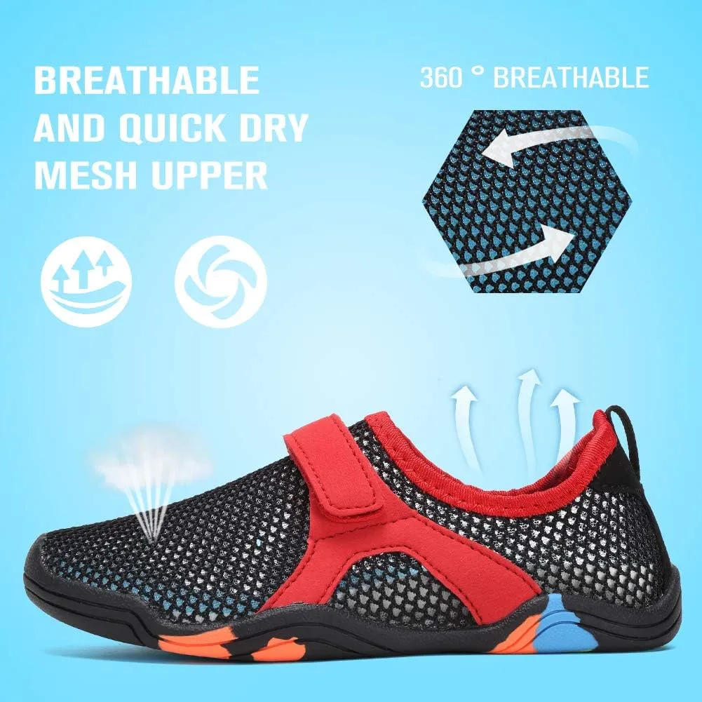 CIOR Boys & Girls Water Shoes Sports Aqua Athletic Sneakers Lightweight Sport Shoes(Toddler/Little Kid/Big Kid)
