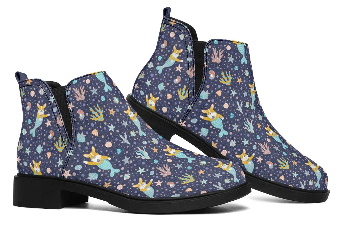 Corgi Mermaid Neat Vibe Boots