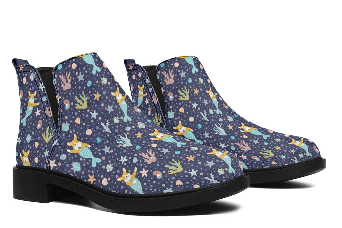 Corgi Mermaid Neat Vibe Boots