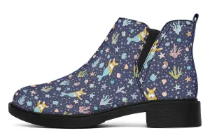 Corgi Mermaid Neat Vibe Boots