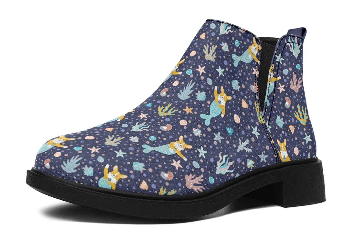 Corgi Mermaid Neat Vibe Boots