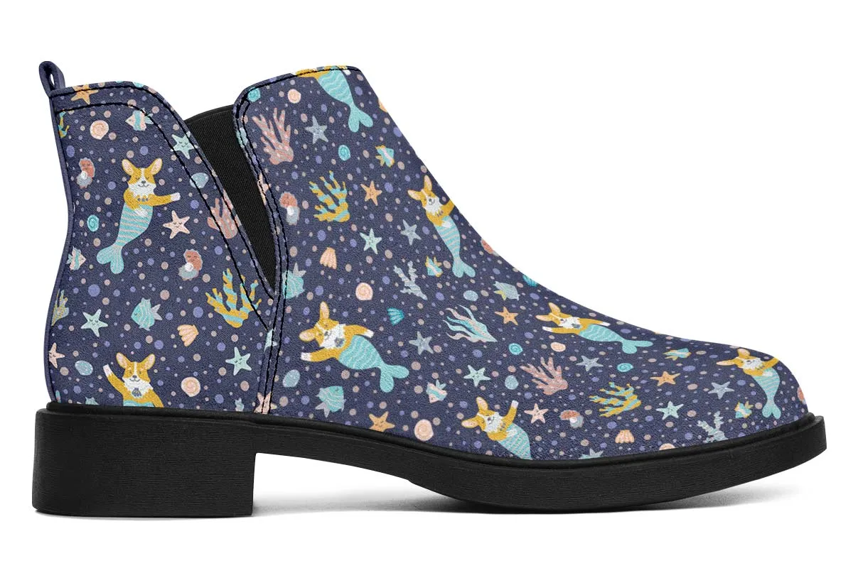 Corgi Mermaid Neat Vibe Boots