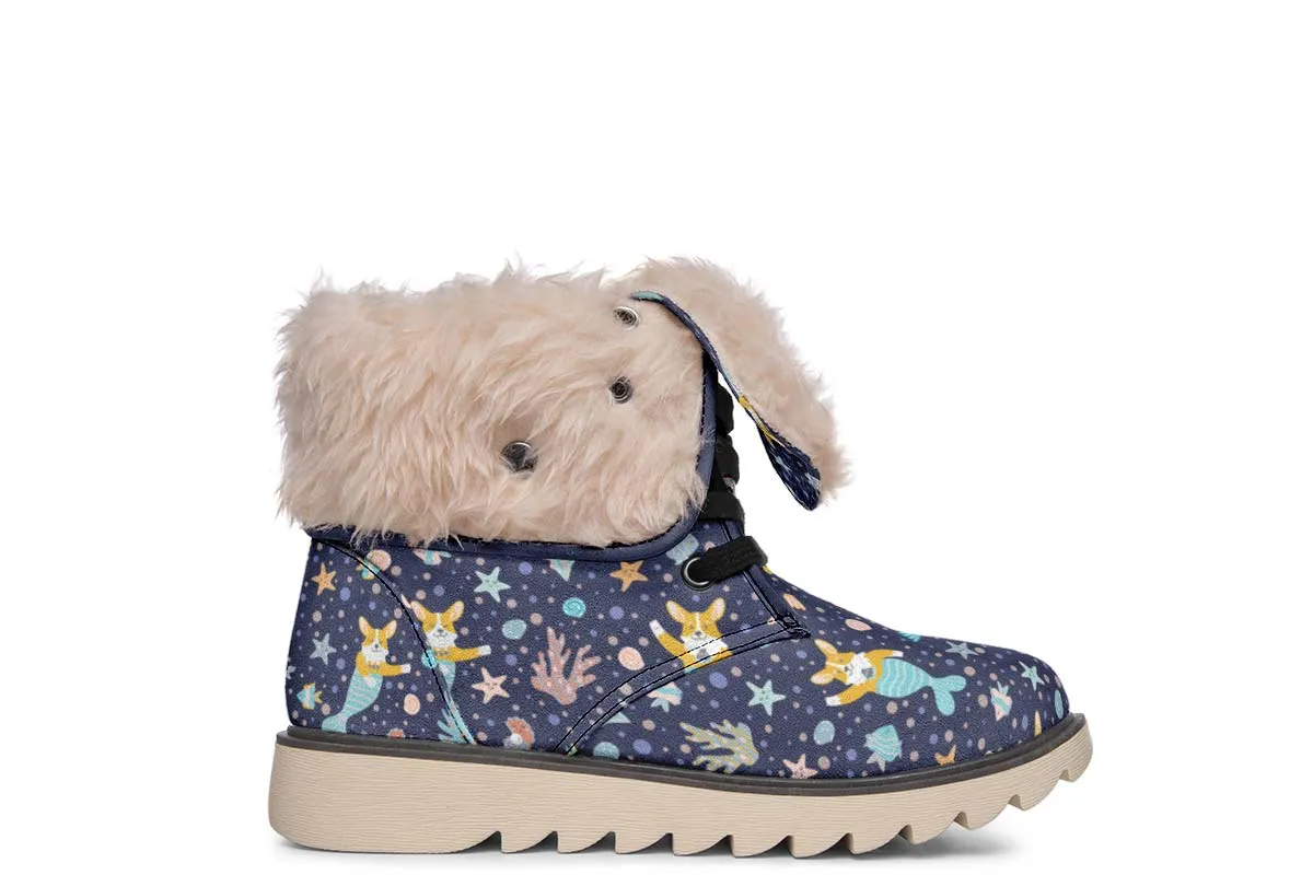 Corgi Mermaid Polar Vibe Boots
