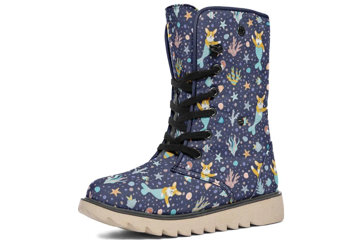 Corgi Mermaid Polar Vibe Boots