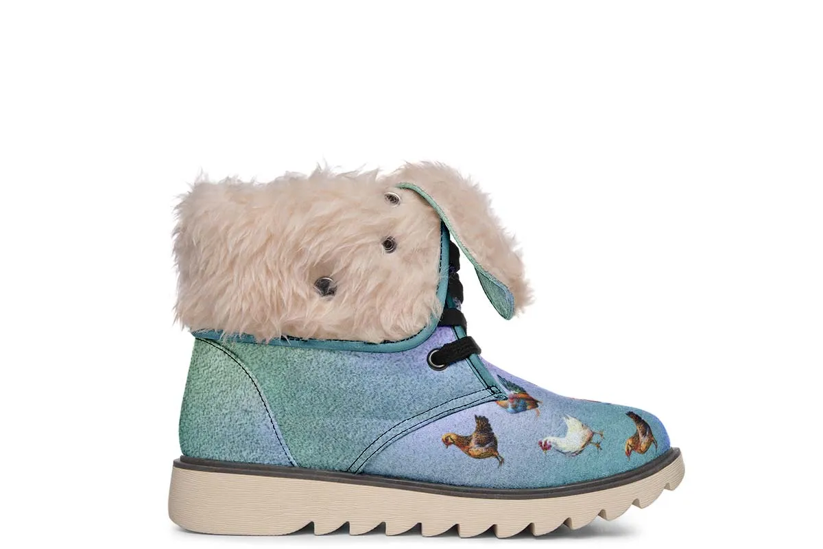 Crazy Chicken Lady Polar Vibe Boots