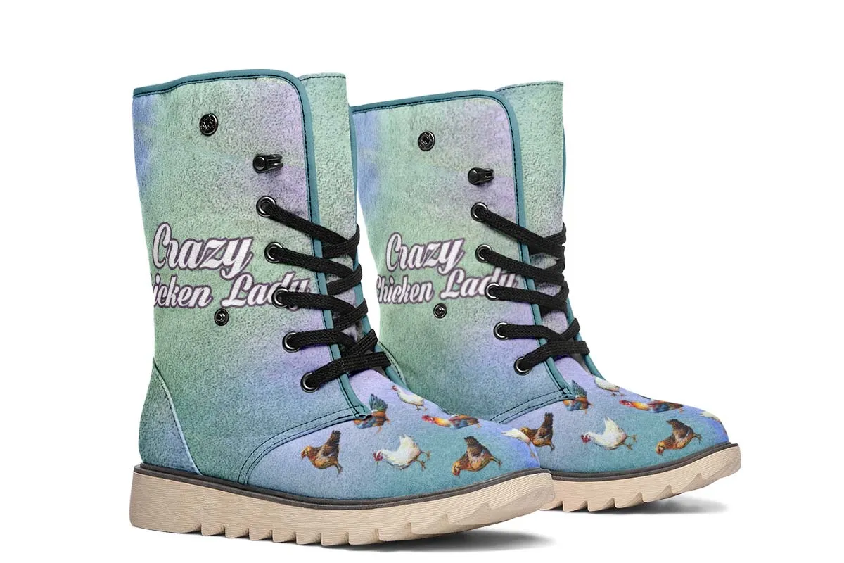 Crazy Chicken Lady Polar Vibe Boots