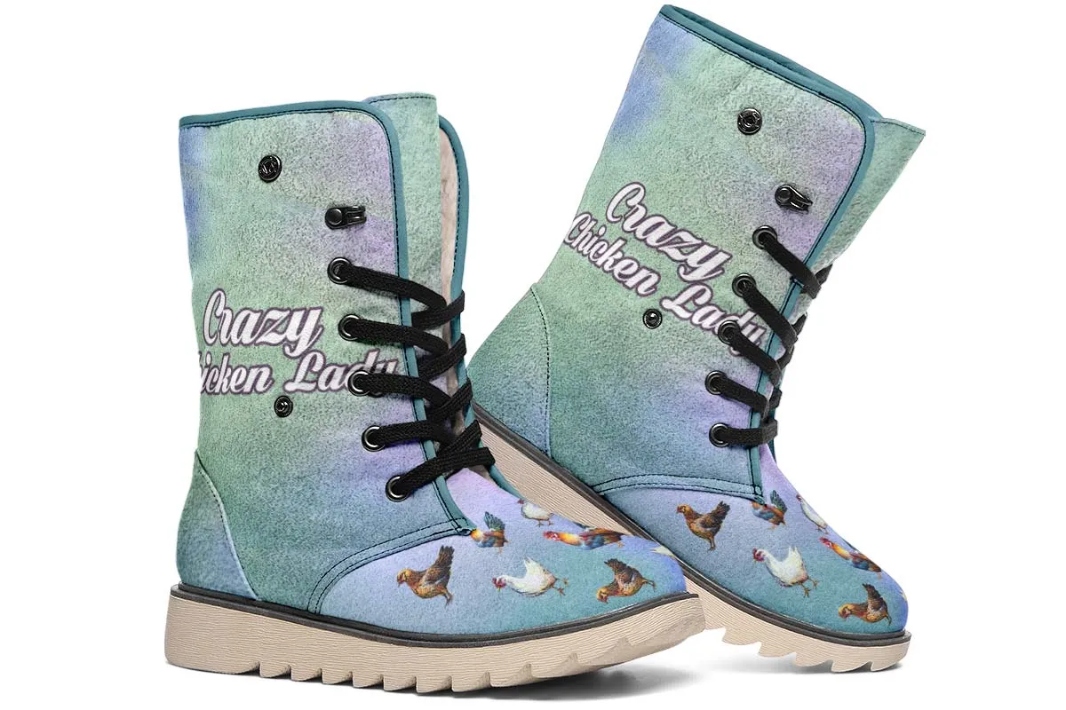 Crazy Chicken Lady Polar Vibe Boots