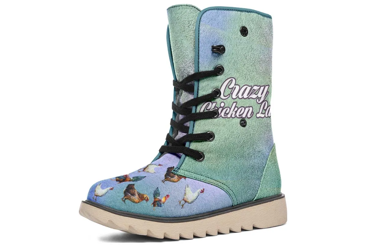 Crazy Chicken Lady Polar Vibe Boots
