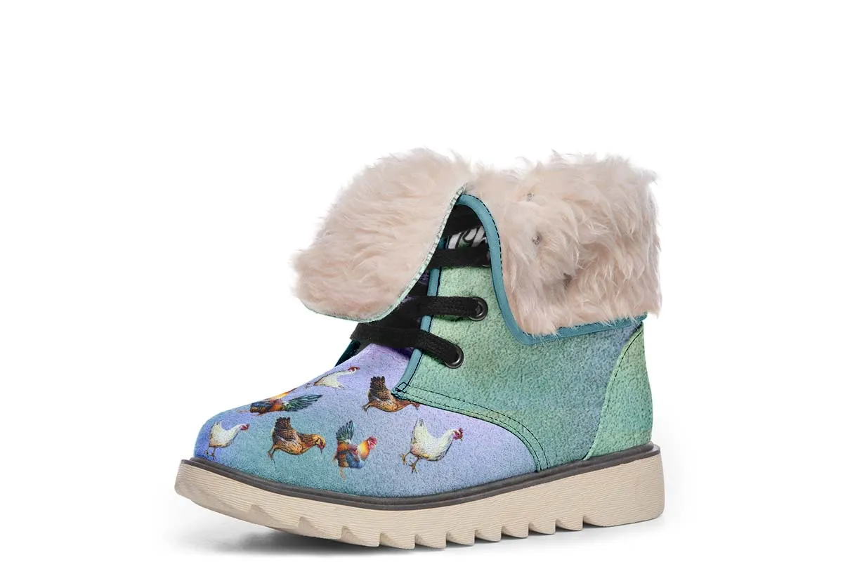 Crazy Chicken Lady Polar Vibe Boots