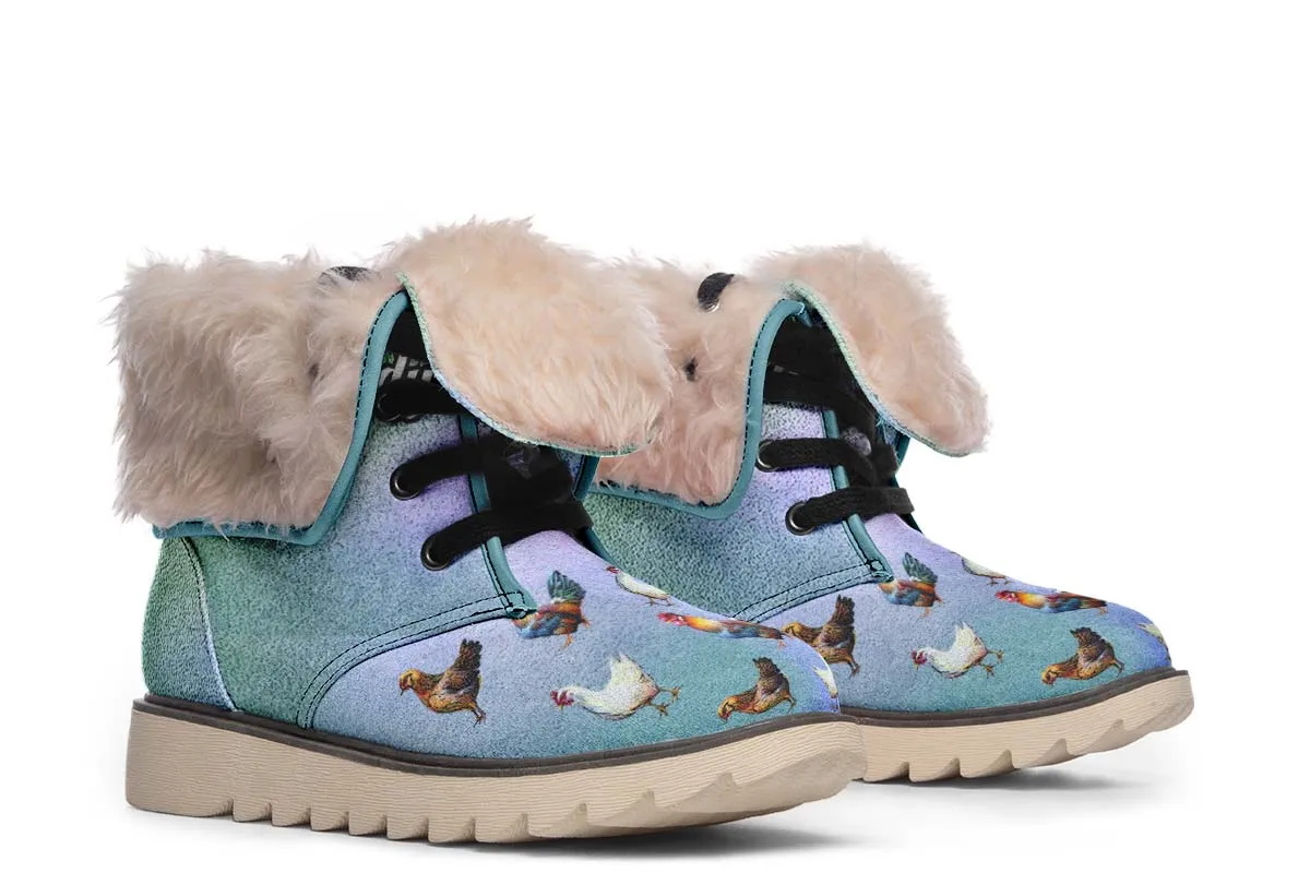 Crazy Chicken Lady Polar Vibe Boots
