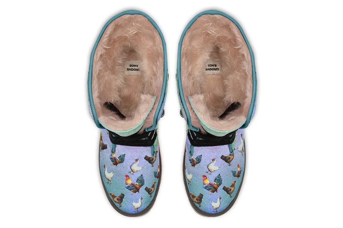 Crazy Chicken Lady Polar Vibe Boots