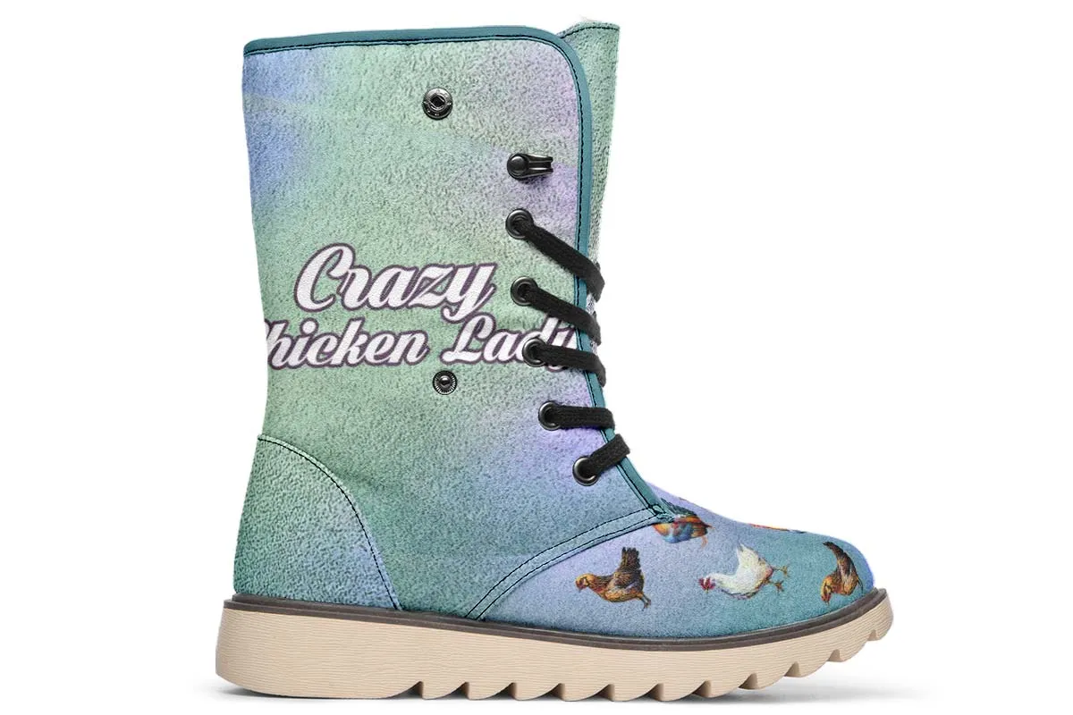 Crazy Chicken Lady Polar Vibe Boots