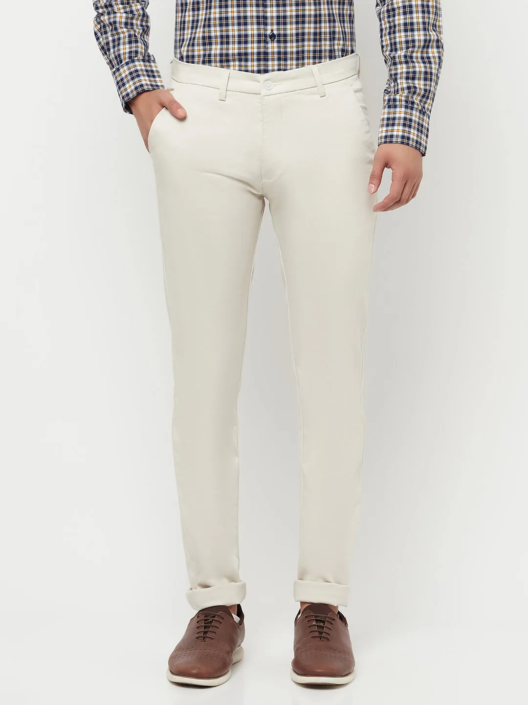 Cream Trousers