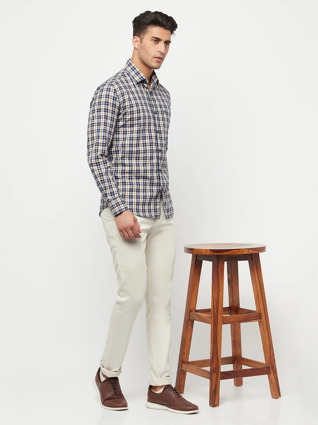 Cream Trousers