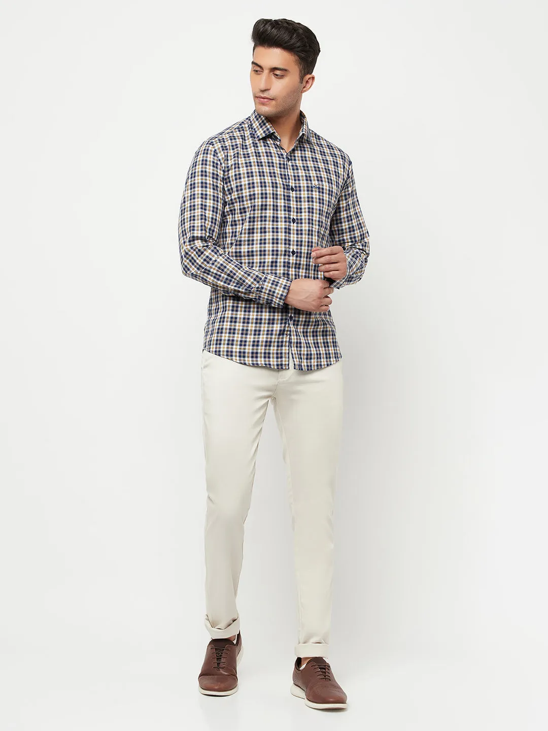 Cream Trousers