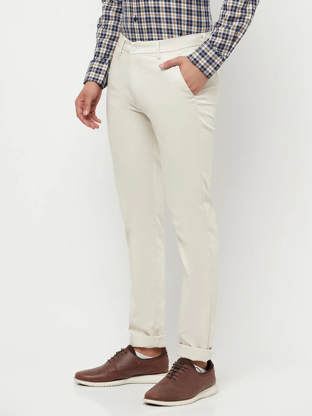 Cream Trousers