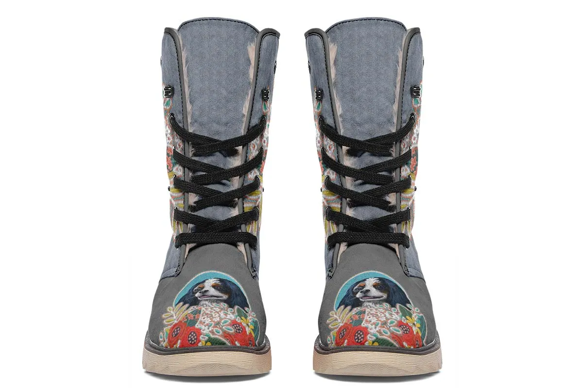 Denim Style King Charles Polar Vibe Boots