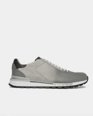 Fast Track Torino Suede and Leather  Light gray low top sneakers