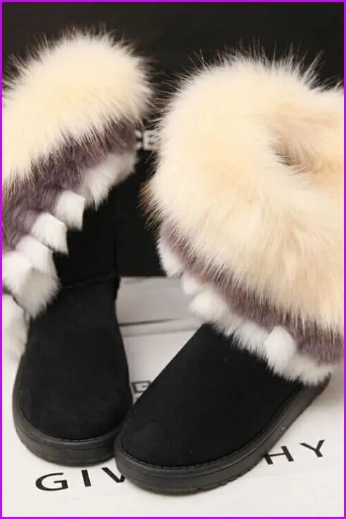 Flats Ankle Snow Boots DF063