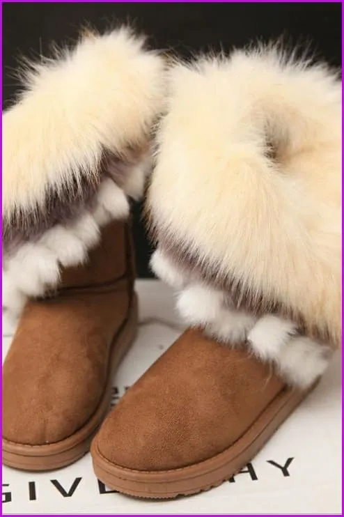 Flats Ankle Snow Boots DF063