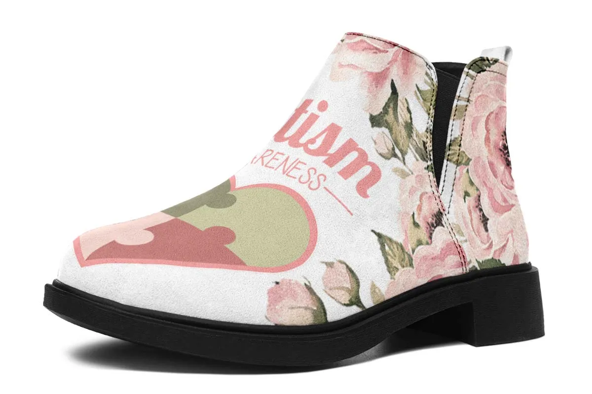 Floral Autism Awareness Neat Vibe Boots