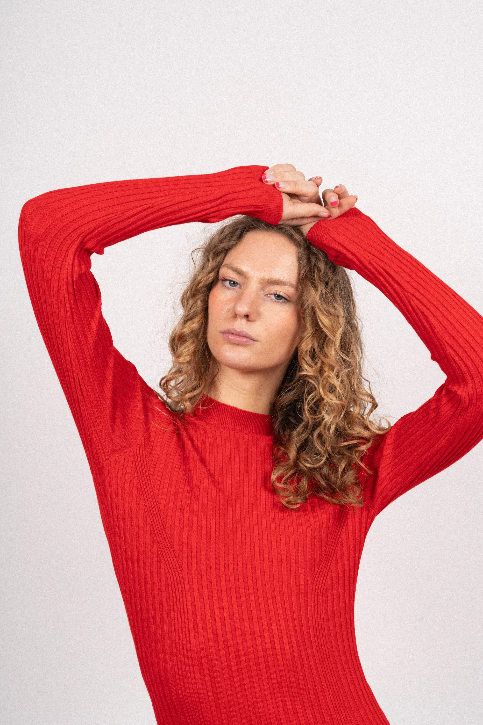 Flossie Dress - Red