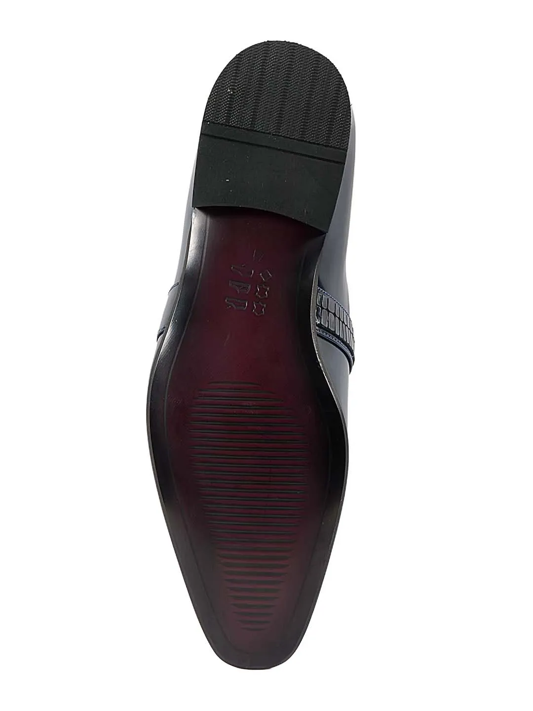 Franco Gabbani Patent Leather Blue Dress Shoe By HITZ
